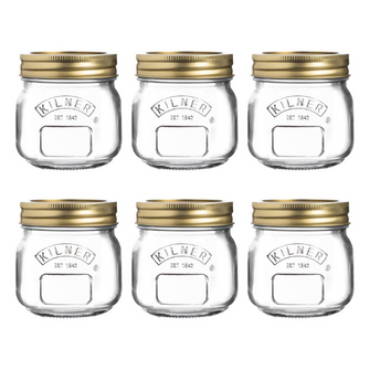 Kilner 250ml Genuine Preserve Jars - Set of 6