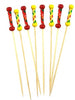 Red and Yellow Woven End Picks - 100 Pack