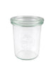 160ml Weck Tapered Glass Jar with Lid