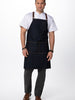 Memphis Denim Cross Back Apron - Indigo Blue