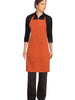 Bib Apron with Pocket - Orange