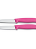 Victorinox Vegetable Paring Knife Pointed Serrated Pink