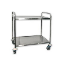 Serving Trolley 2 Tier Stainless Steel 930mm