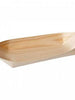 18cm Disposable Oval Boat Wooden pk50