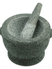 20cm Rough Finish Green Mortar and Pestle