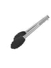 Utility Tong Silicone Head Black 180mm