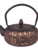 Bronze Hearts Cast Iron Teapot 600ml