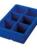 King Ice Cube Tray 2 Inch Cubes Blue