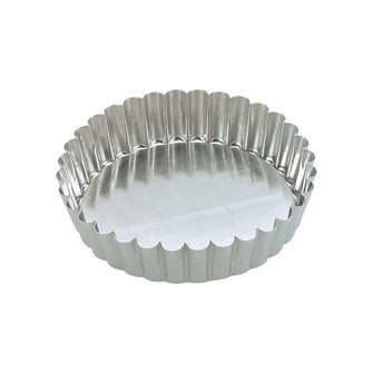 Cake Pan Fluted Round 200 x 45mm Loose Base