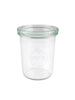 160ml Weck Tapered Glass Jar with Lid