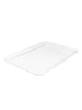 White Rectangular Platter with Wide Rim 450mm