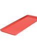 39 x 15 cm Red Rectangular Sandwich Cake Platter Small