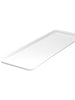 39 x 15 cm White Rectangular Sandwich Cake Platter Small