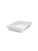 35 x 25 x 7 cm White Rectangular Deep Dish