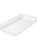 White Rectangular Platter with Wide Rim 710mm