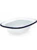 16cm Enamel Oblong Pie Dish Falcon Enamelware