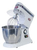 GRPB7 Planetary mixer, 7lt bowl, gear drive, variable speed, 3 attachments