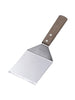 Wide Griddle Scraper Wood Handle Chef Inox